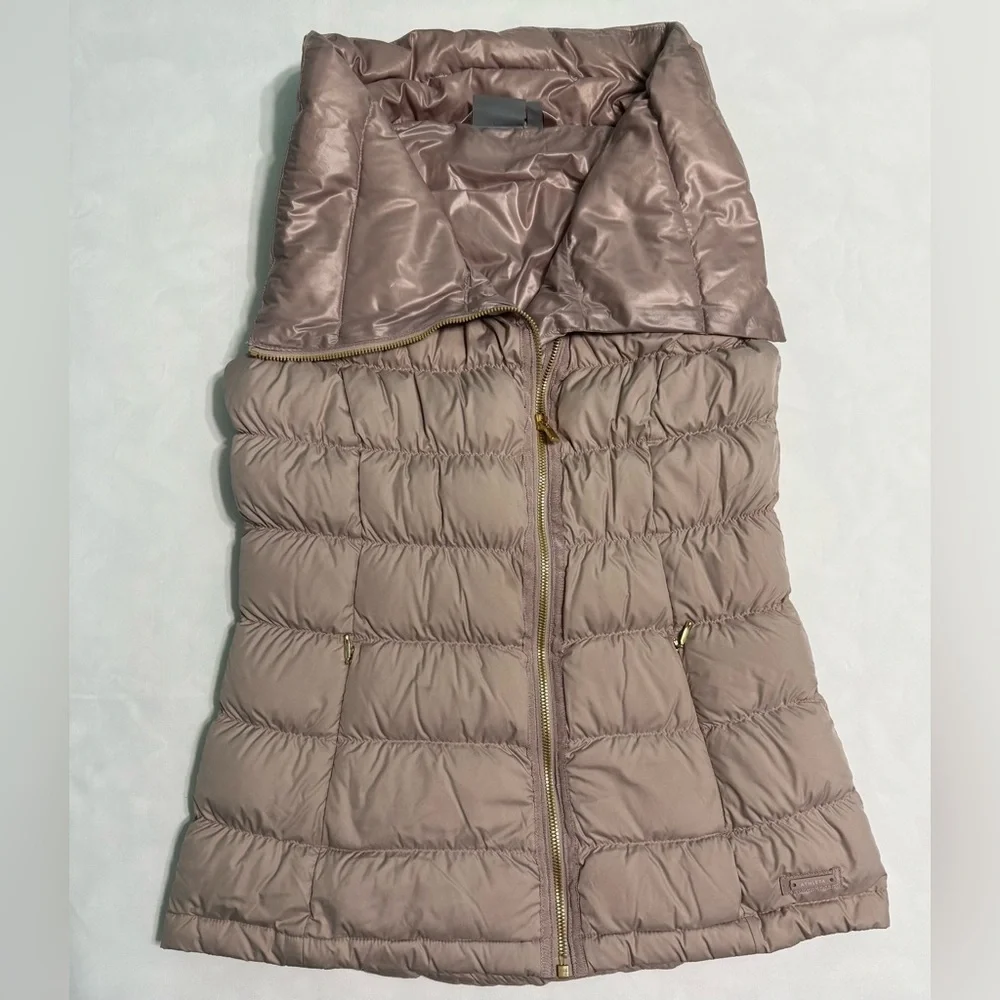Athleta Downabout Goose Down Puffer Vest  Dusty Pink Size XS - Picture 7 of 16